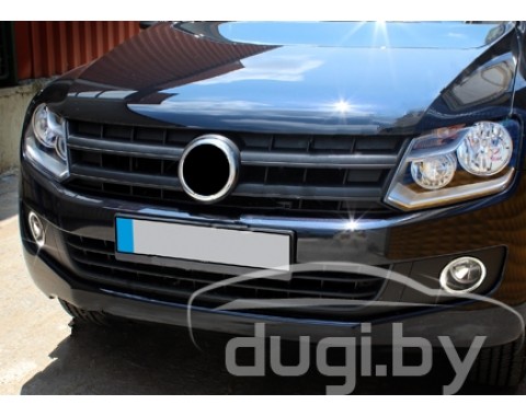 Хром окантовка на противотуманные фонари (нерж.) для Amarok